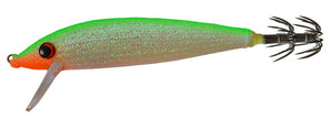 Jibionera de curricán DTD Diamond Glavoc 110 mm en color G Green, cuerpo recubierto de tela flash