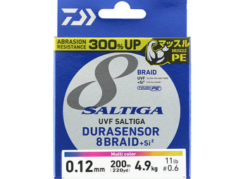 Caja de hilo trenzado DAIWA UVF Saltiga Durasensor 8 Braid +Si² multicolor