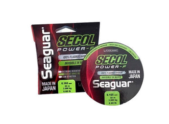 Fluorocarbono SEAGUAR Secol Power-F, caja y bobina (rotuladas 0,165 mm, 50 m)