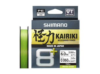 SHIMANO Kairiki 8+ Mantis Green 0,06 mm 150 m