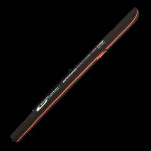 Funda CINNETIC Spinning Rod Case 135 WRP negra con cremallera naranja