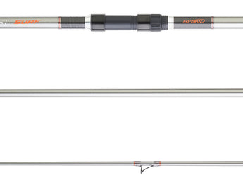 Caña de surfcasting Daiwa Crosscast Surf desmontada en sus tres tramos