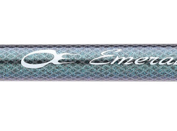 Detalle del blank de carbono HVF de la serie Daiwa Emeraldas E