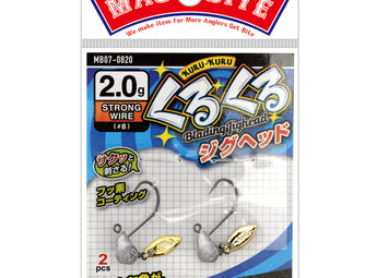 MAGBITE Kuru-Kuru Blading Jighead 2 g anzuelo nº 8 MB07-0820, envase de 2 uds.