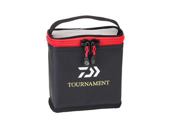 DAIWA Tournament Surf, estuche para plomos negro y rojo con asa