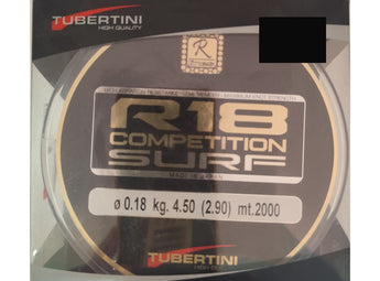 TUBERTINI R18 Competition Surf, bobina de 2000 m (0,18 mm)