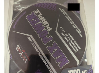WAKASU Max Power Purple, bobina de 1000 m en su blíster