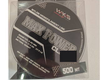 WAKASU Max Power Clear, bobina de 500 m de 0,45 mm en su blíster