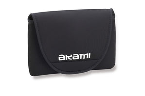 AKAMI Portacarretes Neopreno, funda de neopreno negra para carrete con solapa