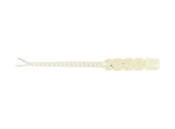 MUSTAD Aji Worm Bachi-Bachi 2" color White Luminous