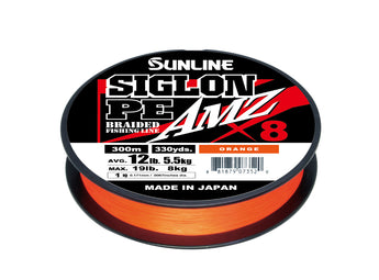 SUNLINE Siglon PE AMZ x8 Naranja – bobina de hilo trenzado