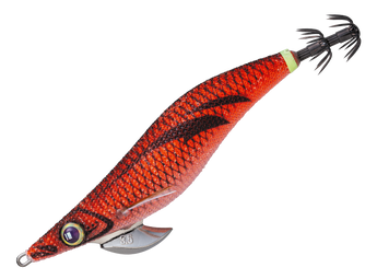 Jibionera MAJOR CRAFT Egizo Bait Feather 3.5 color #07 Clear Appeal Red