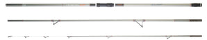 Caña de surfcasting Daiwa Crosscast Surf desmontada en sus tres tramos