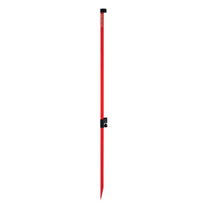 Pica de surfcasting DAIWA roja de 1,50 m, con cabezal superior y cazoleta regulable