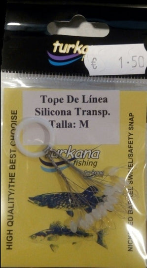Tope de Linea Silicona Transparente Talla M