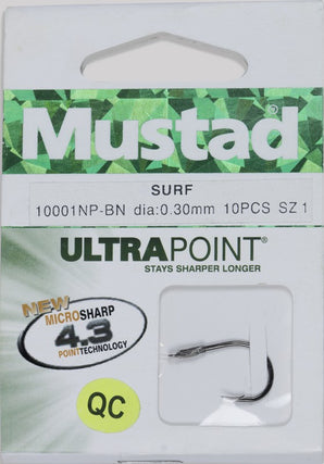 Anzuelo Ultra Point Surf Mustad nº 10