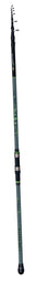 Cana telescopica LINEAEFFE Boat Pulse Tele 2,40 m cerrada, blank gris con grafismo verde