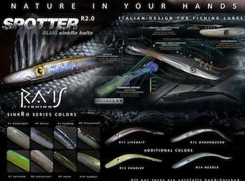 RA'IS Spotter, cartel de la serie SinkRo con su carta de colores
