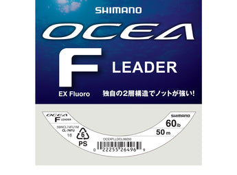 SHIMANO Ocea F Leader EX Fluoro 60 lb, 0,71 mm, bobina de 50 m