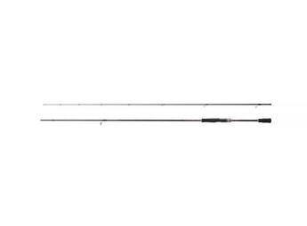 Caña SHIMANO Sephia SS S86M completa, en sus dos tramos, sobre fondo blanco