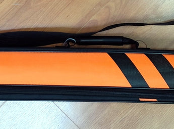 TURKANA Funda Rígida Tubo Pequeña, funda de tubo naranja y negra con rótulo TEAM TURKANA y bandolera